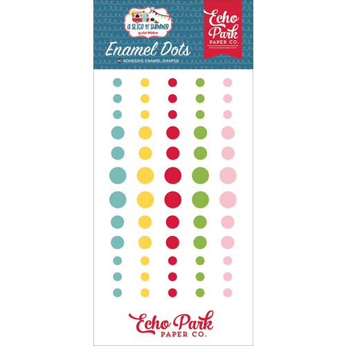 Echo Park - A Slice of Summer Collection - Enamel Dots