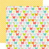 Echo Park - Spring Collection - 12 x 12 Double Sided Paper - Beaming Butterflies