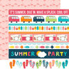 Echo Park - Summer Party Collection - 12 x 12 Double Sided Paper - Borders