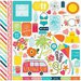 Echo Park - Summer Party Collection - 12 x 12 Cardstock Stickers - Elements