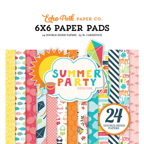 Echo Park - Summer Party Collection - 6 x 6 Paper Pad