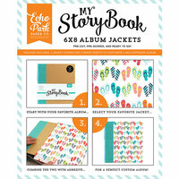 Echo Park - Summer Party Collection - My StoryBook - 6 x 8 Album Jacket - Flip Flops