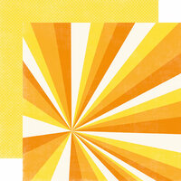 Echo Park - Splash Collection - 12 x 12 Double Sided Paper - Sunshine