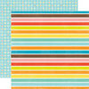 Echo Park - Splash Collection - 12 x 12 Double Sided Paper - Big Stripes