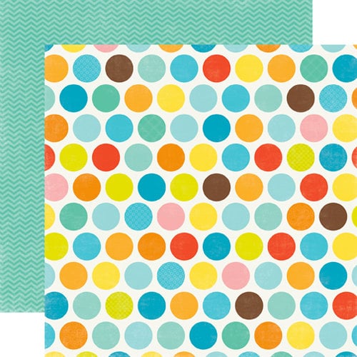 Echo Park - Splash Collection - 12 x 12 Double Sided Paper - Big Dots