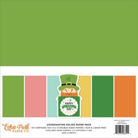 Echo Park - Happy St Patrick's Day Collection - 12 x 12 Paper Pack - Solids
