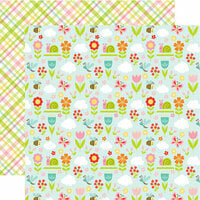Echo Park - Spring Fling Collection - 12 x 12 Double Sided Paper - Full Bloom