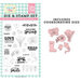Echo Park - Spring Fling Collection - Designer Dies and Clear Photopolymer Stamp Set - Spring is Here