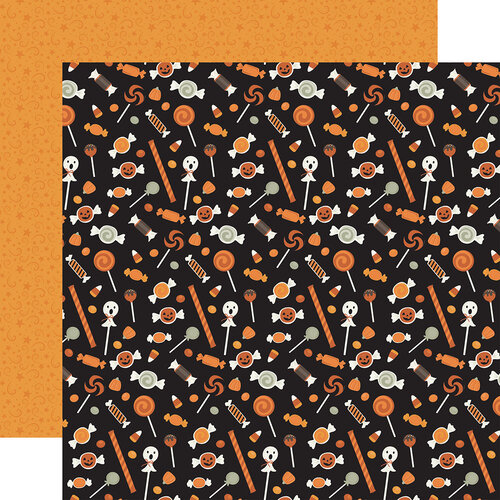 Echo Park - Spooky Collection - Halloween - 12 x 12 Double Sided Paper - Creepy Candy