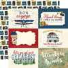 Echo Park - Scenic Route Collection - 12 x 12 Double Sided Paper - 6 x 4 Journaling Cards