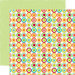 Echo Park - Sweet Summertime Collection - 12 x 12 Double Sided Paper - Citrus Circle