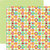 Echo Park - Sweet Summertime Collection - 12 x 12 Double Sided Paper - Citrus Circle