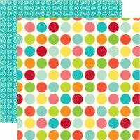 Echo Park - Sweet Summertime Collection - 12 x 12 Double Sided Paper - Happy Spots