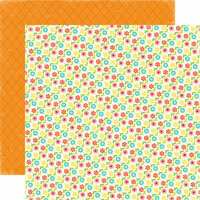 Echo Park - Sweet Summertime Collection - 12 x 12 Double Sided Paper - Flower Garden