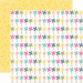 Echo Park - Splendid Sunshine Collection - 12 x 12 Double Sided Paper - Pretty Pinwheels