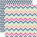 Echo Park - Splendid Sunshine Collection - 12 x 12 Double Sided Paper - Chevron