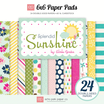 Echo Park - Splendid Sunshine Collection - 6 x 6 Paper Pad