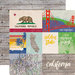 Echo Park - Stateside Collection - 12 x 12 Double Sided Paper - California