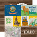 Echo Park - Stateside Collection - 12 x 12 Double Sided Paper - Idaho