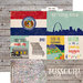 Echo Park - Stateside Collection - 12 x 12 Double Sided Paper - Missouri