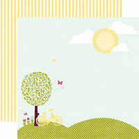 Echo Park - Springtime Collection - 12 x 12 Double Sided Paper - Spring Day