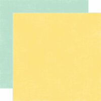 Echo Park - Springtime Collection - 12 x 12 Double Sided Paper - Lemonade and Robin's Egg