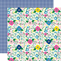 Echo Park - I Love Summer Collection - 12 x 12 Double Sided Paper - Summer Floral