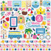 Echo Park - I Love Summer Collection - 12 x 12 Cardstock Stickers - Elements