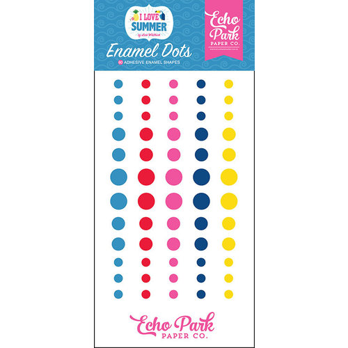 Echo Park - I Love Summer Collection - Enamel Dots