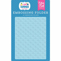 Echo Park - I Love Summer Collection - Embossing Folder - Ride the Wave