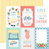 Echo Park - Summertime Collection - 12 x 12 Double Sided Paper - 4 x 6 Journaling Cards