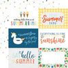 Echo Park - Summertime Collection - 12 x 12 Double Sided Paper - 6 x 4 Journaling Cards