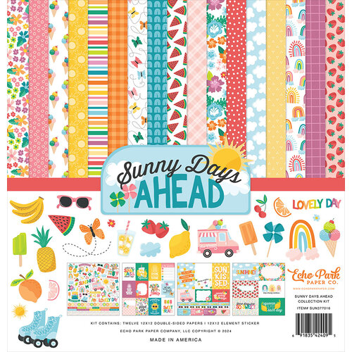 Echo Park - Sunny Days Ahead Collection - 12 x 12 Collection Kit