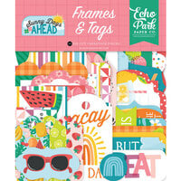 Echo Park - Sunny Days Ahead Collection - Ephemera - Frames And Tags