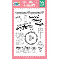 Echo Park - Sunny Days Ahead Collection - Clear Photopolymer Stamps - Sweet Sunny Days