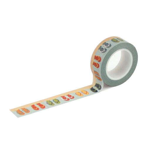 Echo Park - Summer Vibes Collection - Washi Tape - Toes In The Sand