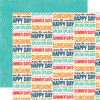 Echo Park - Sunshine Collection - 12 x 12 Double Sided Paper - Word