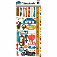 Echo Park - Family Man Collection - Cardstock Stickers