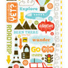 Echo Park - Enjoy the Ride Collection - Cardstock Stickers