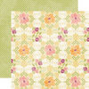 Echo Park - Hello, Spring Collection - 12 x 12 Double Sided Paper - Floral