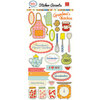 Echo Park - Grandma's Kitchen Collection - Cardstock Stickers