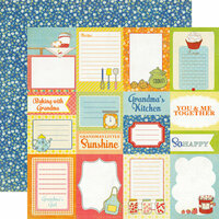Echo Park - Grandma's Kitchen Collection - 12 x 12 Double Sided Paper - Grandma's Journaling