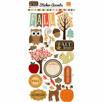 Echo Park - Fall Fever Collection - Cardstock Stickers