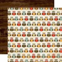 Echo Park - Fall Fever Collection - 12 x 12 Double Sided Paper - Owl