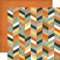 Echo Park - Brothers Collection - 12 x 12 Double Sided Paper - Chevron