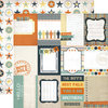 Echo Park - Brothers Collection - 12 x 12 Double Sided Paper - Journaling Cards