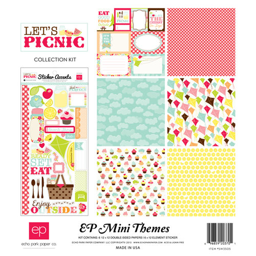 Echo Park - Lets Picnic Collection - 12 x 12 Collection Kit