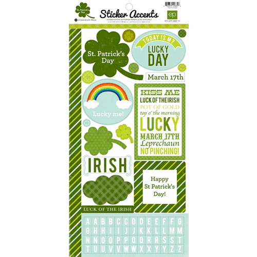Echo Park - St Patricks Day Collection - Cardstock Stickers