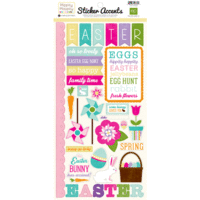 Echo Park - Hippity Hoppity Collection - Cardstock Stickers