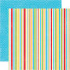 Echo Park - Birthday Boy Collection - 12 x 12 Double Sided Paper - Stripe